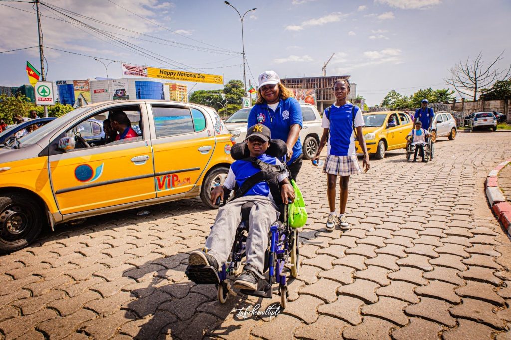 Nos actions Promenade au fauteuil roulant